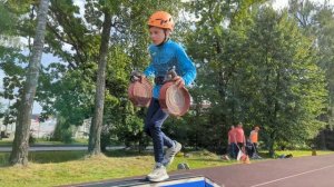 Пожарная эстафета. Всероссийская школа безопасности 2023. Москва и Московская область.