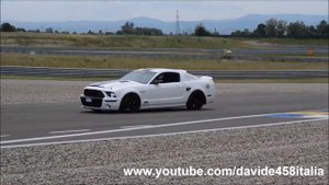 EPIC!! STRAIGHT PIPED vs stock Mustang Shelby GT500: BURNOUT, LAUNCH, DRIFT & more!