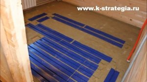 Теплый пол в каркасном доме (теплораспределительная пластина)