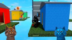 Мини Игры в Roblox! Котёнок Лайк и Котик Игроман роблокс