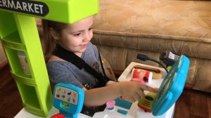 Играем в супермаркет.Обзор Игрушек.Видео для детей. Play Toy Supermarket.Family fun.Toys for kids.