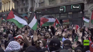 باريس.. اشتباكات بين مؤيدون لفلسطين والشرطة