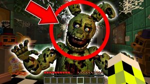Я нашел СПРИНГТРАПА ФНАФ 3 в своем мире в майнкрафт ! FNF SPRINGTRAP MINECRAFT MINECRAFT