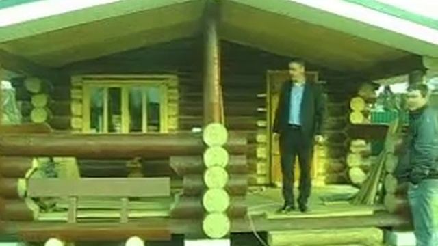 Сруб бани в чашу смотреть онлайн