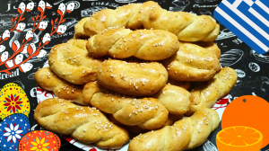 ГРЕЧЕСКОЕ ПАСХАЛЬНОЕ ПЕЧЕНЬЕ ПАСХАЛИНА КУЛУРЬЯ / Традиционная Пасхальная выпечка в Греции