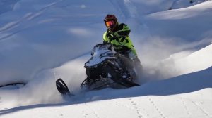 На снегоходе в Ергаки. Snowmobile in Siberia