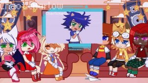Sonic X characters react to |Gacha Club| Sonic the hedgehog