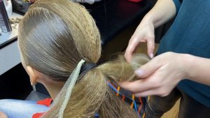 КАК ЛЕГКО И ПРОСТО СДЕЛАТЬ ПРИЧЕСКУ С СЕТОЧКОЙ И ГОФРЕ