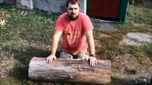 Как сделать турецкий улей. Найдем и располовиним бревно! Часть 1
