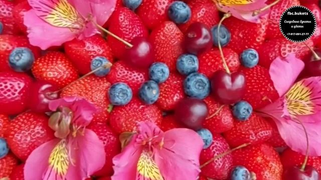 Клубничный букет | доставка |съедобные букеты и цветы | fbc.bukets |