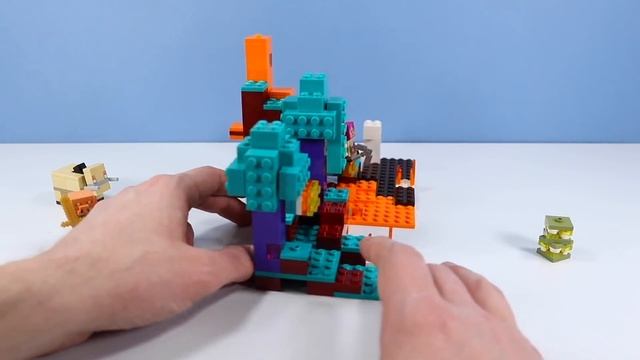 LEGO Minecraft The Warped Forest Speed Build Piglins! смотреть онлайн