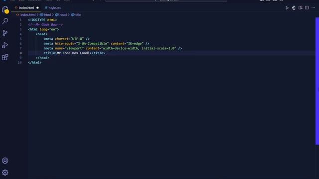 CSS Loading Spinner | CSS Spinner Animation Using HTML and CSS | Mr Code Box