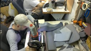 Перетяжка салона Газель ДУЭТ Часть 3: Задний диван