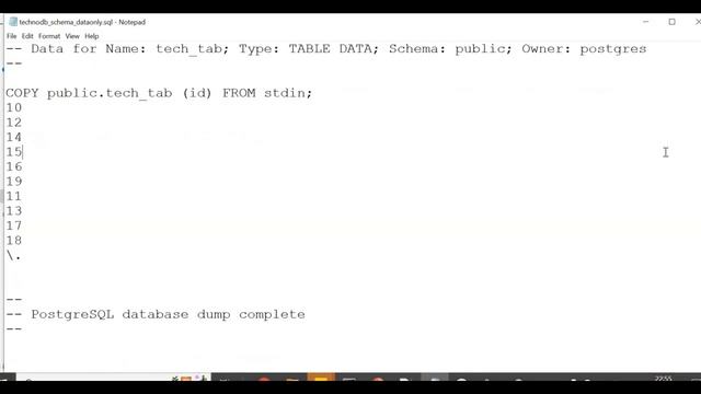 PostgreSQL : Backup Scenario - Database, Schema , Table смотреть онлайн