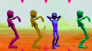 Dame tu cosita song/ funny alien dance with song/ green alien dance