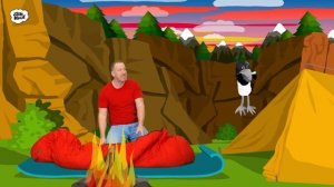 Camping with Bigfoot Story for Kids from Steve and Maggie | Wow English TV