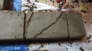 Декоративный бордюр из цемента под камень/ бордюры для деревьев и кустарников, в цветники.