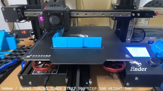 Ender3 Pro Klipper Ringing Tower 300mm/start Accel 500mm смотреть онлайн