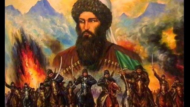 Чеченская гитара (клинки звенели и свистели пули) Кавказ