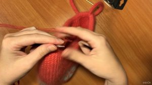 Шнур I-cord / Шнур айкорд спицами / Полый шнур