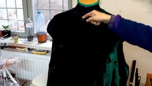 Шью панбархат Видео №1 Обзор платья на торжество