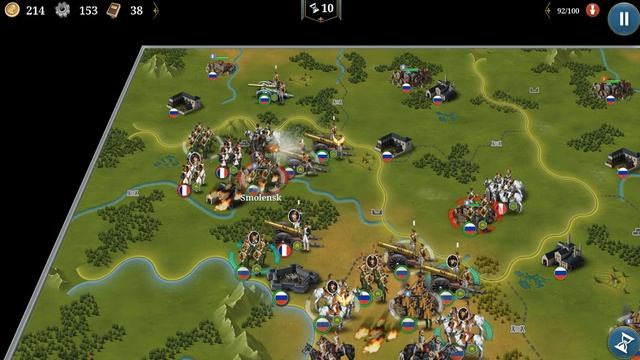 European War 6: 1804 Walkthrough - Overlord in Eastern Europe: Battle of Smolensk