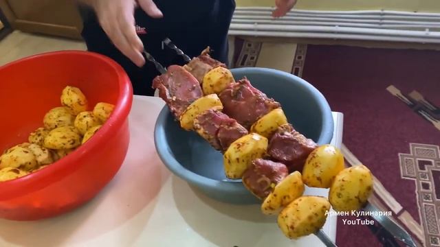Шашлык в ТАНДЫРЕ самый вкусный @Armen_kulinariya смотреть онлайн