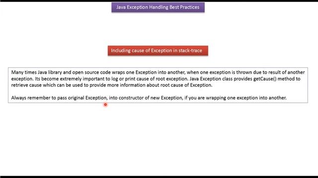 Java Exception handling Best practices(Part 6) | Java Tutorial