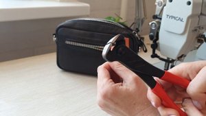 Торцевые кусачки. Как убрать лишние зубчики на молнии.