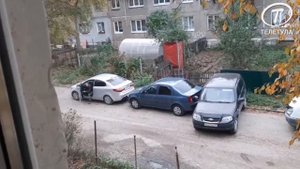 Разборка за парковку по тульски