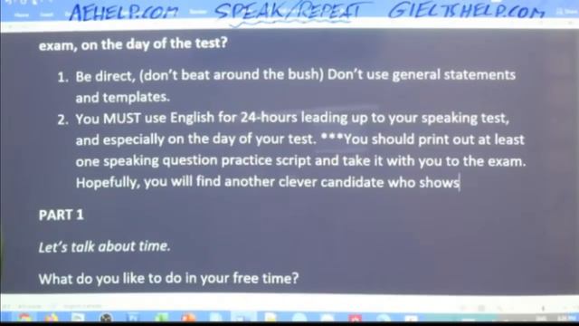 IELTS Live - Speaking Part 1 - Band 9 Start смотреть онлайн