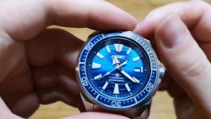 Брутальные мужские часы Seiko Samurai с красивым циферблатом