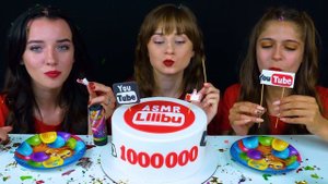 BIG HOLIDAY CAKE | THANK YOU FOR 1 MILLION SUBSCRIBERS!! | LiLiBu ASMR