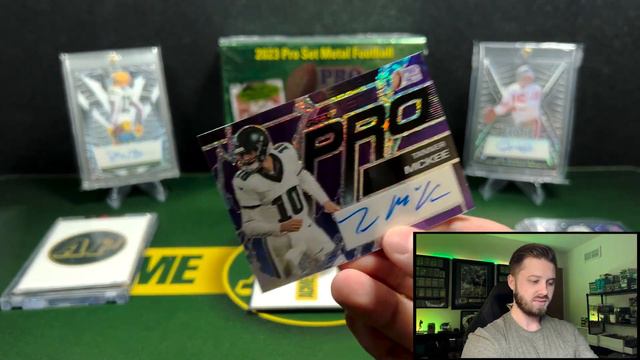 HIGHLY UNDERRATED! 2023 Leaf Pro Set Metal Football Hobby Box Review! смотреть онлайн