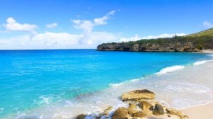 A Day in the Caribbean: 3 Hours of Curaçao's BEST Beaches (4K Drone Video with Wave Sounds)