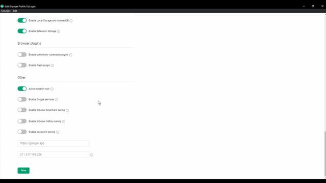 Другие наcтройки в GoLogin смотреть онлайн