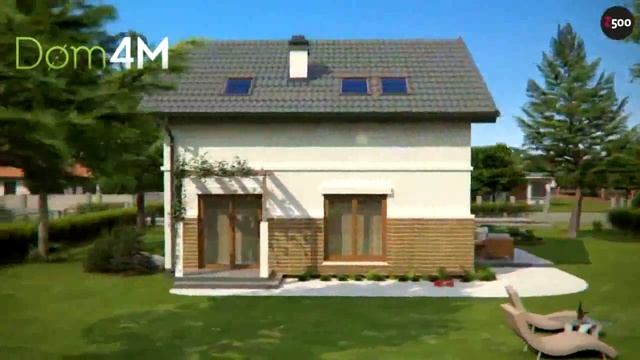 4M266 Проект дома 9 на 10 метров смотреть онлайн