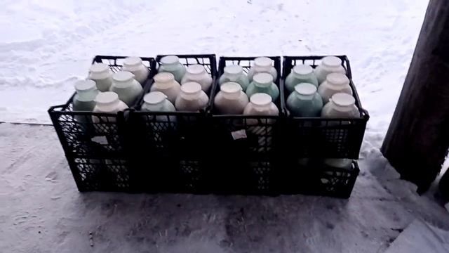 Как сдаю молоко перекупу.Ждем мороза. смотреть онлайн