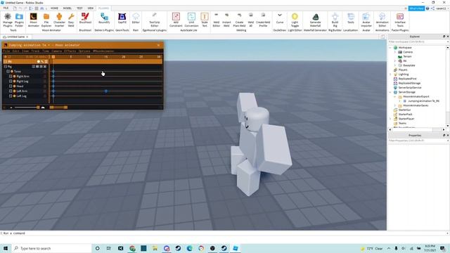 Fall Animation Tutorial Roblox смотреть онлайн