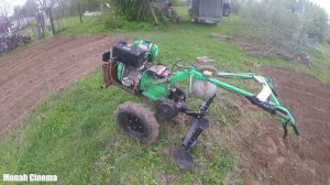 Открытие сезона 2024. Сцепное устройство на мотоблок, утежтлитель, фары. Уаз Патриот и что с гаражом