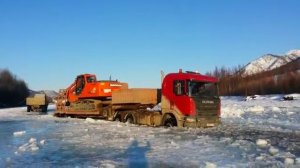 Зимники Якутии участок Эндыбал Скании