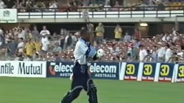 Brian Lara dismissed by a Woman
