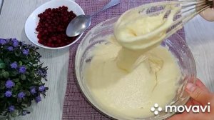 Маффины с Брусникой)♡Очень нежный Домашний рецепт♡♡ Кисло-Сладкий рецепт