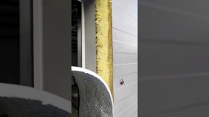 Утепление проемов ворот при монтаже сендвич панелей / устранение моста холода конденсата стоек воро