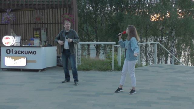 Владислав Рывков и Екатерина Паленина.Концерт "Музыкальный бриз".6.7.19