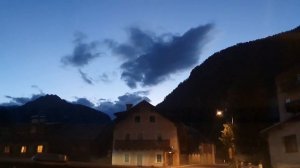 Amazing night drive through from Canazei to Campitello di Fassa, Trentino Dolomites, Italy 4K FHD