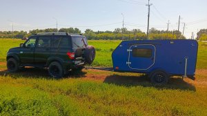 Горная Колывань с прицепом-кемпером