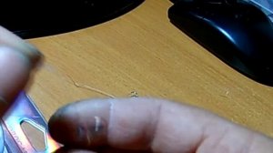 Без узловой способ привязывания сибирской мушки.