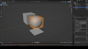 Деформация высокополигональных объектов с помощью сетки Lattice в blender