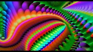 3D psychedelic figures and fractals in 4K, relaxation video. Stable Diffusion Deforum animation